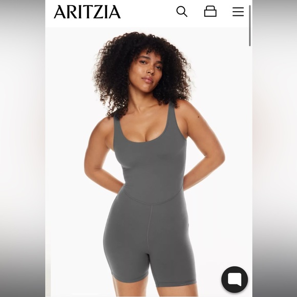 Aritzia TnAction TNABUTTER Sway Romper - Picture 2 of 4